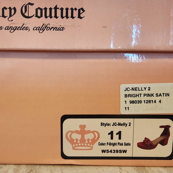 Juicy Couture Womens Nelly Tw Bright Pink Satin from Macy’s  - b042 - Picture 7 of 8
